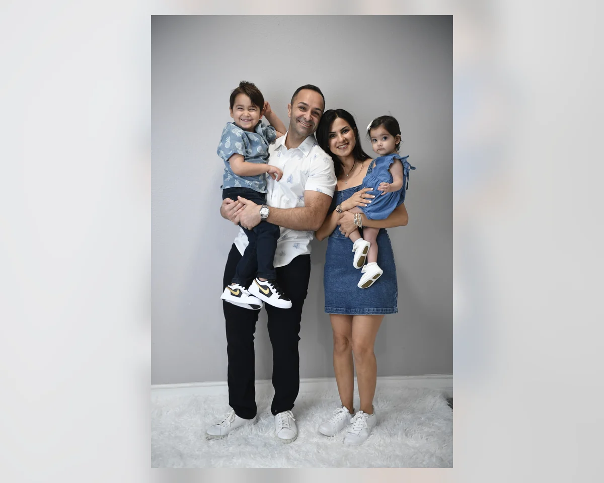 Dr. Edmond Ahdoot with his family